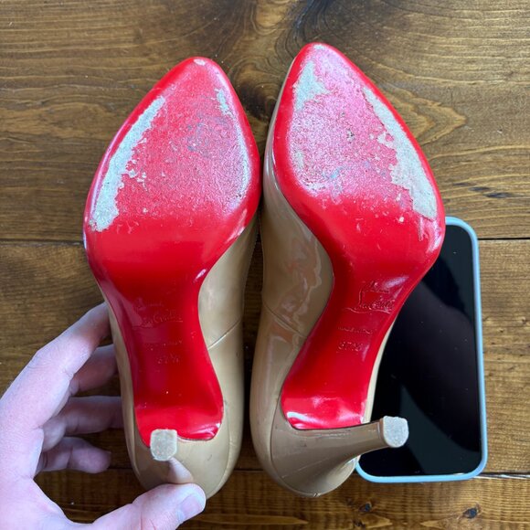 Christian Louboutin Nude Heels - Picture 2 of 3
